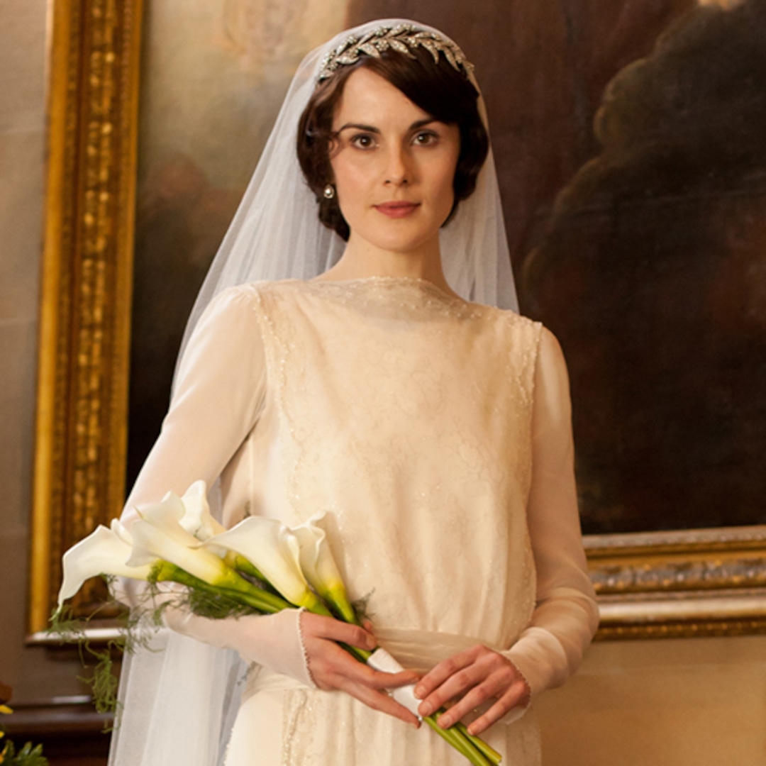 Downton's Most Expensive Costume Yet Mary's Wedding Dress E! Online